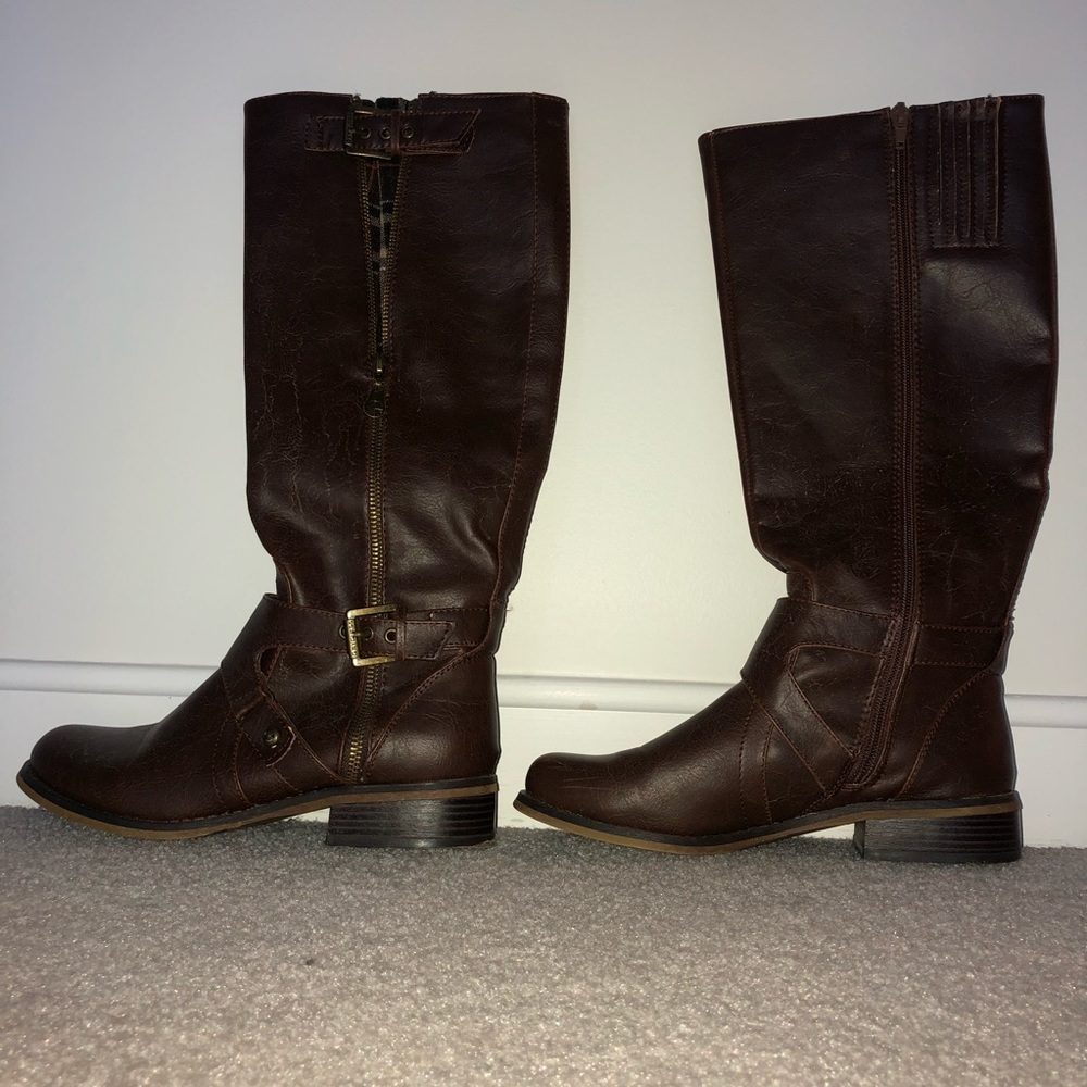 Guess Brown Riding Boots - Picture 3 of 4